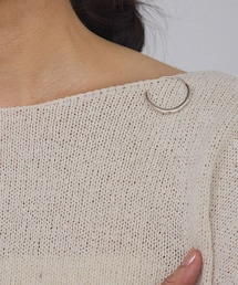 ADAM ET ROPE' | 【AXEP（アクセップ）】HOOP L silver(ブローチ/コサージュ)