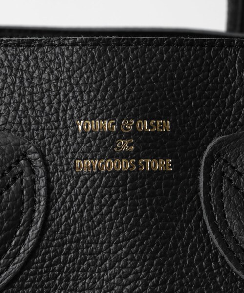 URBAN RESEARCH（アーバンリサーチ）の「YOUNG&OLSEN　EMBOSSED LEATHER BELTED M（トートバッグ・メンズ・BROWN/BLACK・FREE）」の9枚目の写真