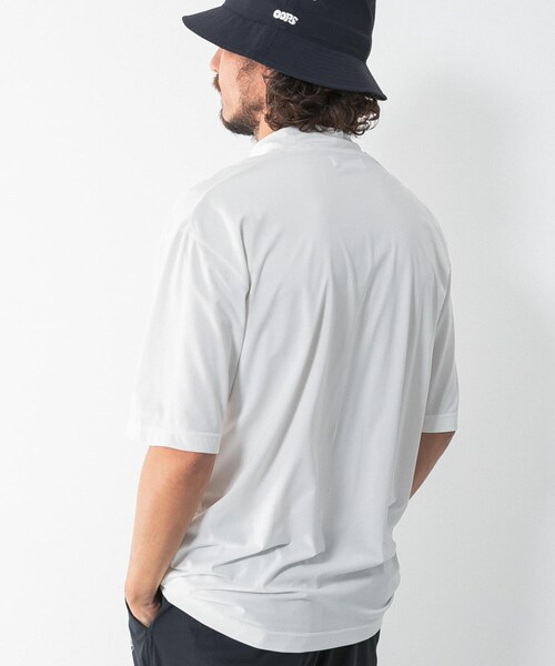 URBAN RESEARCH Sonny Label（アーバンリサーチサニーレーベル）の「OOPS　吸水速乾モックネックTシャツ（Tシャツ/カットソー・メンズ・WHITE/BLACK/WHITE 廃番/BLACK 廃番・M/L/XL/4）」の6枚目の写真