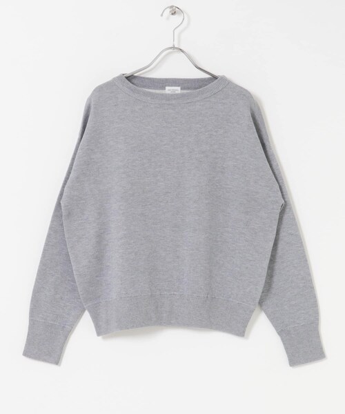 URBAN RESEARCH DOORS（アーバンリサーチドアーズ）の「Wフェイスボートネックニット（ニット/セーター・レディース・YELLOW/ASH MINT/BROWN/GRAY・Free）」の16枚目の写真