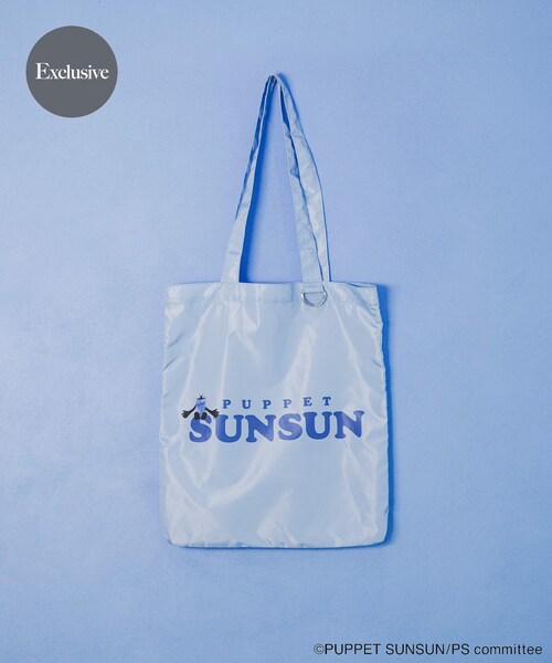 SENSE OF PLACE by URBAN RESEARCH(センスオブプレイスバイアーバンリサーチ)の「『別注』SUNSUN×SENSE OF PLACE トートバッグ(トートバッグ・レディース・GRAY/BLUE/PINK・One)」の4枚目の写真