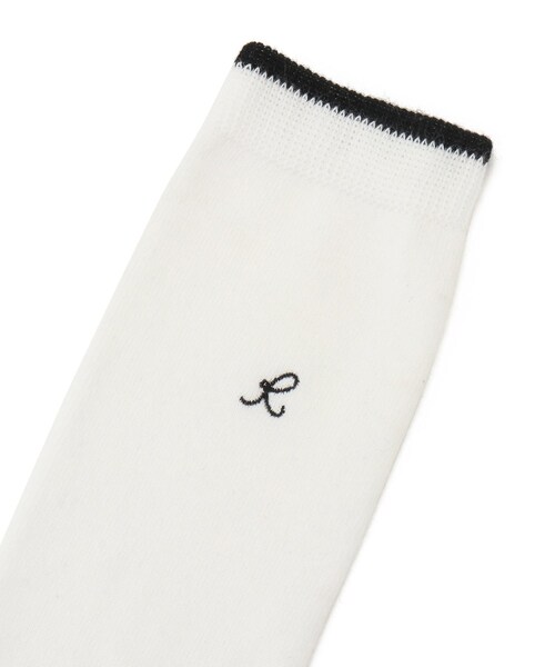 ROPE'（ロペ）の「ライン使いハイソックス（ソックス/靴下・レディース・ブラック/グレー/ホワイト/ネイビー・F）」の9枚目の写真