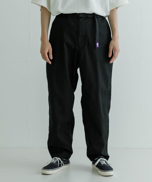 URBAN RESEARCH（アーバンリサーチ）の「THE NORTH FACE PURPLE LABEL　Chino WideTaperedPants（チノパンツ・メンズ・Black(K)/Beige (BE)/KG・30/32/34）」の4枚目の写真