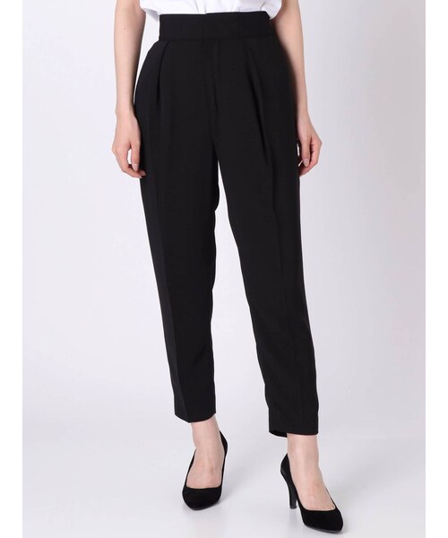 ドレープストレッチsimpleテーパードパンツ