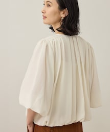 ROPE'（ロペ）の「【洗える】フェイディドフラワープリント・無地ブラウス（シャツ/ブラウス）」