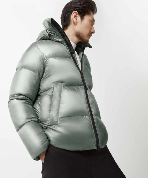 ADAM ET ROPE'（アダムエロペ）の「【CANADA GOOSE】CROFTON PUFFER BLACK LABEL（ダウンジャケット/コート・メンズ・ブラック/チャコール・L/M/S）」の15枚目の写真