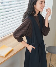 URBAN RESEARCH DOORS | 『UR TECH』ツイルフレアジャンパースカート(ジャンパースカート)