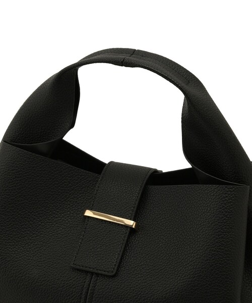 VIS（ビス）の「【復刻/WEB限定】【軽量】フロント金具エアリーソフトバッグ（ハンドバッグ・レディース・ブラック/キナリ/ベージュ/ベージュ系/サックス・F）」の19枚目の写真