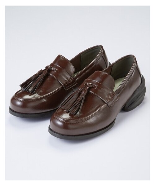 nissen（ニッセン）の「タッセル付ローファーシューズ（ワイズ４Ｅ）ACQUA PALETTE（アクアパレット）（スニーカー・メンズ・黒/黒×白/ダークブラウン・M=23.0~23.5cm/4E/L=24.0~24.5cm/4E/LL=25.0~25.5cm/4E/3L=26.0~26.5cm/4E）」の12枚目の写真