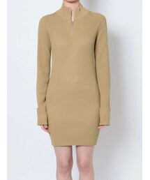 EMODA | HALF ZIP KNIT OP(ワンピース)