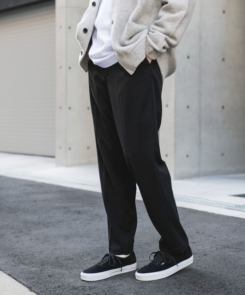 URBAN RESEARCH DOORS（アーバンリサーチドアーズ）の「ウールライクテーパードトラウザー（その他パンツ・メンズ・GREIGE/BROWN/BLACK・S/M/L）」の7枚目の写真