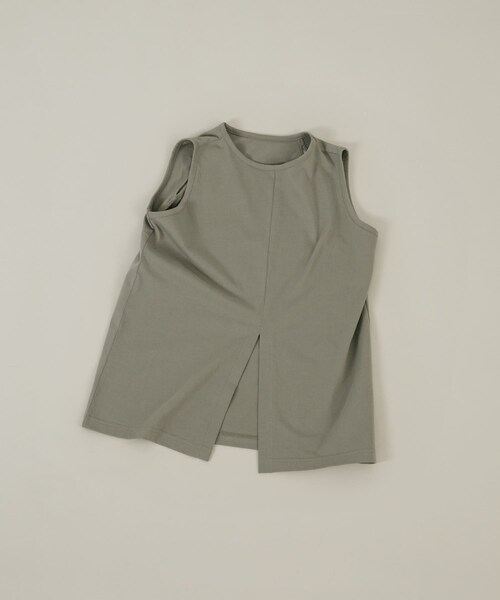 LAATO（ラート）の「slit no sleeve tee（タンクトップ・レディース・パール/クレイ・FREE）」の20枚目の写真