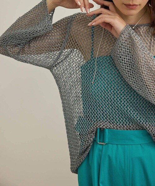 ROPE'(ロペ)の「コットンサテンオールインワン/洗える(つなぎ/オールインワン・レディース・ネイビー/ターコイズ・F)」の19枚目の写真