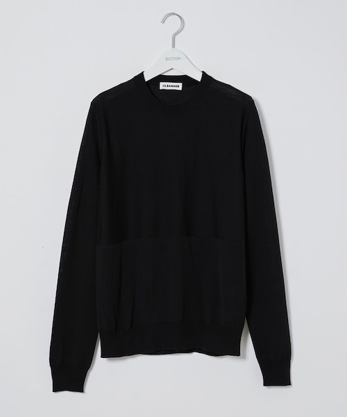 MENS【JIL SANDER】SWEATER CN LS - SUPERFINE MERINO WOOL
