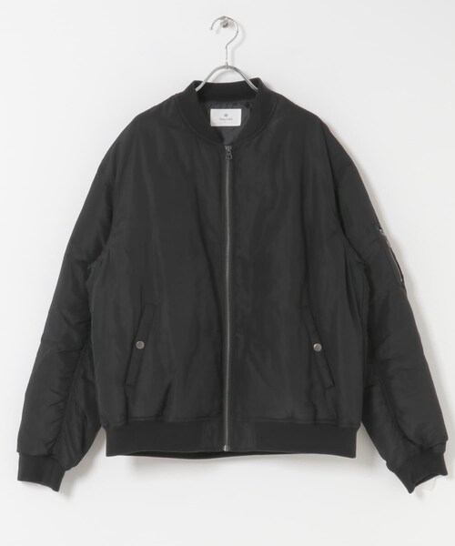 URBAN RESEARCH Sonny Label（アーバンリサーチサニーレーベル）の「FELLEX中綿MA-1ブルゾン（MA-1・メンズ・ブラック/カーキ・M/L/XL）」の13枚目の写真