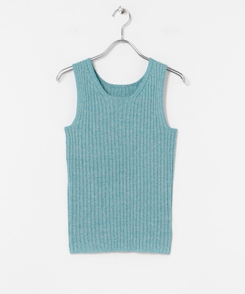 URBAN RESEARCH（アーバンリサーチ）の「ハイゲージラメタンクトップ（タンクトップ・レディース・BLACK系/BEIGE系/BLUE系・FREE）」の3枚目の写真