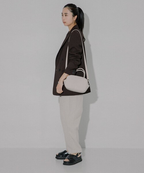 RODE SKO（ロデスコ）の「hun RODESKO　Marbling boston（ボストンバッグ・レディース・SALLOW/CCL BROWN・one）」の5枚目の写真