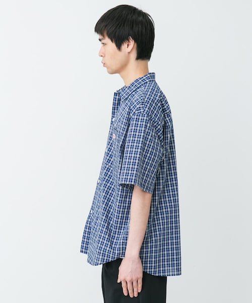 URBAN RESEARCH DOORS(アーバンリサーチドアーズ)の「DANTON SHORT SLEEVE SHIRTS(シャツ/ブラウス・メンズ・GRN×YLW/BLU×WHT・40/42/44)」の10枚目の写真
