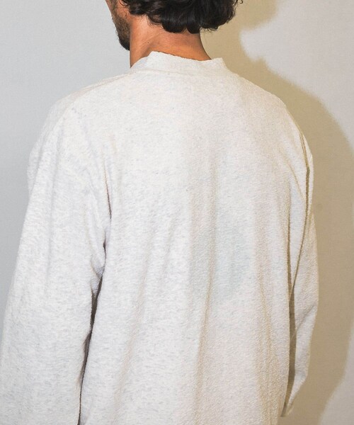 URBAN RESEARCH Sonny Label（アーバンリサーチサニーレーベル）の「OOPS　ランダムパイルカーディガン（カーディガン/ボレロ・メンズ・ベージュ/オートミール/ネイビー・M/L）」の14枚目の写真