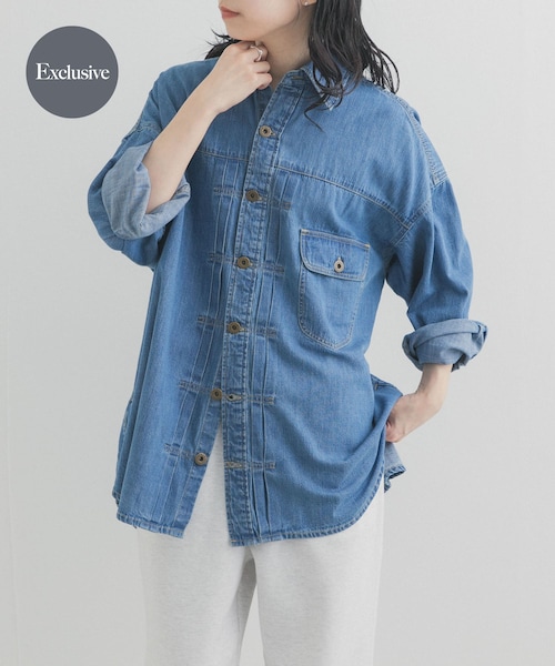 URBAN RESEARCH DOORS(アーバンリサーチドアーズ)の「『別注』Lee×DOORS COWBOY SHIRTS(シャツ/ブラウス・レディース・BLUE/NAVY・One)」の2枚目の写真