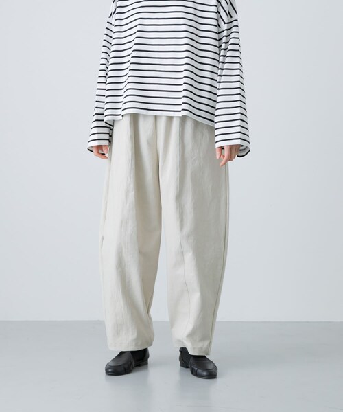 かぐれ（カグレ）の「ボリュームパンツ（その他パンツ・レディース・IVORY/BLACK・FREE）」の3枚目の写真
