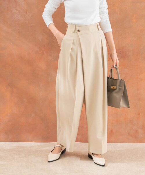 URBAN RESEARCH ROSSO（アーバンリサーチロッソ）の「ラップパンツ（その他パンツ・レディース・beige/gray・36/38）」の19枚目の写真