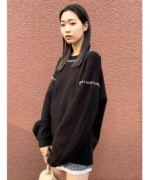 EMODA | ステッチルーズニット(ニット/セーター)