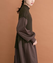 ITEMS URBANRESEARCH | ニットベストドッキングワンピース(ワンピース)