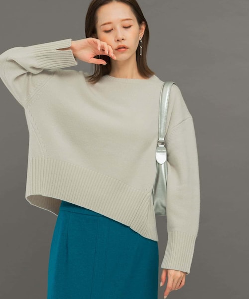 URBAN RESEARCH ROSSO（アーバンリサーチロッソ）の「エクストラファインシームデザインニット（ニット/セーター・レディース・LIME/P/WHITE/PINK/CHARCOAL/BLUE/BEIGE・FREE）」の18枚目の写真