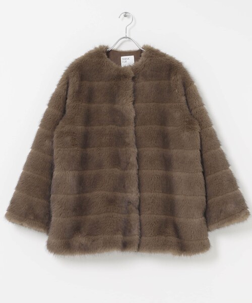 THINK FUR Border Fur Coat - winetouritalia.com