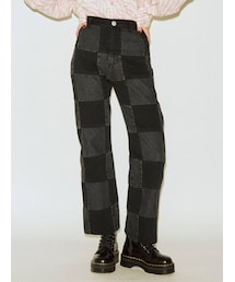 jouetie | チェッカーパターンデニム(デニムパンツ)