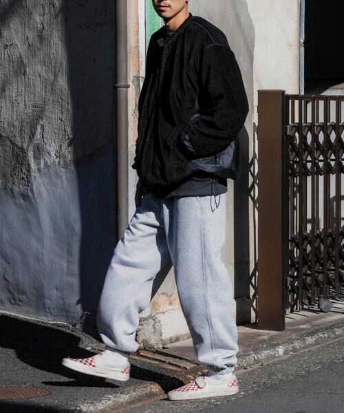 URBAN RESEARCH(アーバンリサーチ)の「『別注』BROOXON×URBS U.P.S. AIRLITE WARM SWEAT SHIRTS(スウェット・メンズ・BLACK・M/L/XL)」の6枚目の写真