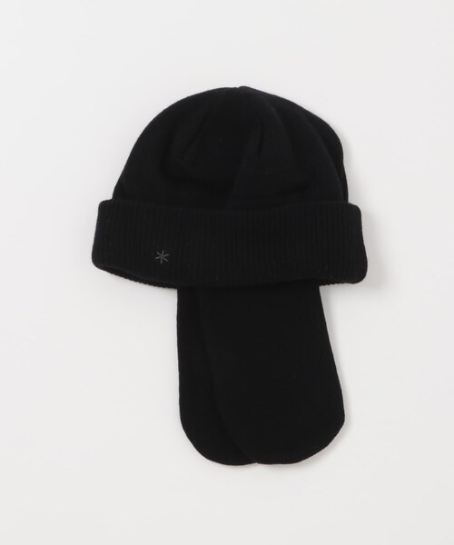 URBAN RESEARCH DOORS（アーバンリサーチドアーズ）の「Snow Peak Apparel　Knit Flight Cap（ニットキャップ/ビーニー・レディース・GREY/BLACK/IVORY・One）」の2枚目の写真