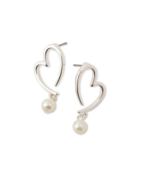 VIS(ビス)の「揺れパールハートピアス(ピアス(両耳用)・レディース・ゴールド/シルバー・F)」の19枚目の写真
