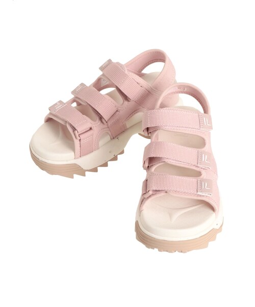 MERCURYDUO（マーキュリーデュオ）の「FILA DISRUPOTR SD PUFFY GRN-PH（その他シューズ・レディース・オフホワイト/ベビーピンク・23/24）」の18枚目の写真