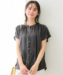 7days Life Styling | ヴィンテージサテンブラウス<大きいサイズ有>(シャツ/ブラウス)