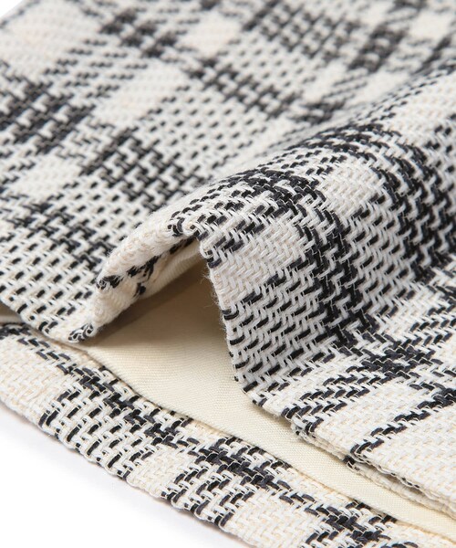 ROPE'（ロペ）の「ギマチェックビスチェ（ベスト・レディース・ブラック・F）」の7枚目の写真