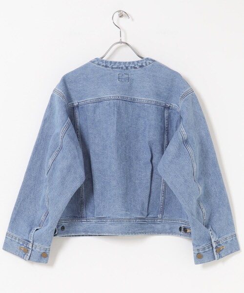 URBAN RESEARCH ROSSO（アーバンリサーチロッソ）の「『別注』Lee101×ROSSO　NOCOLLAR SHORT JACKET（デニムジャケット・レディース・ONE WASH/USED・Short）」の11枚目の写真