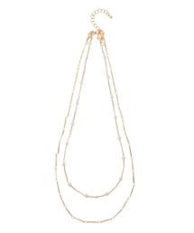 MERCURYDUO | 2連ミックスチェーンネックレス(ネックレス)