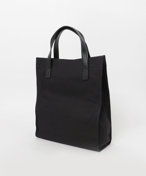 ITEMS URBANRESEARCH（アイテムズ アーバンリサーチ）の「キャンバス × フェイクレザー トートバッグ（トートバッグ・メンズ・BLK/OFF・-）」の15枚目の写真