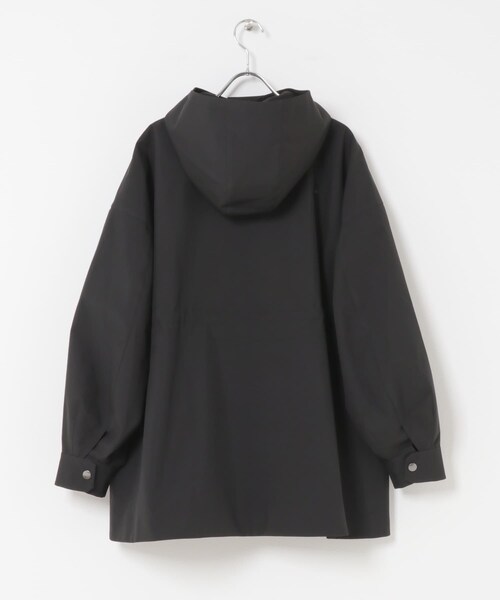 URBAN RESEARCH DOORS（アーバンリサーチドアーズ）の「防風/撥水ドロストフーディ（テーラードジャケット・レディース・D.BEIGE/BLACK・Free）」の15枚目の写真