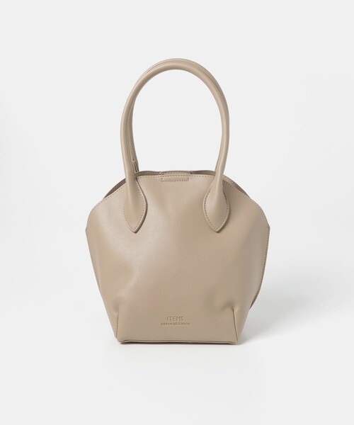 ITEMS URBANRESEARCH（アイテムズ アーバンリサーチ）の「ラウンドハンドバッグ（ハンドバッグ・レディース・BLK/BEG・-）」の8枚目の写真