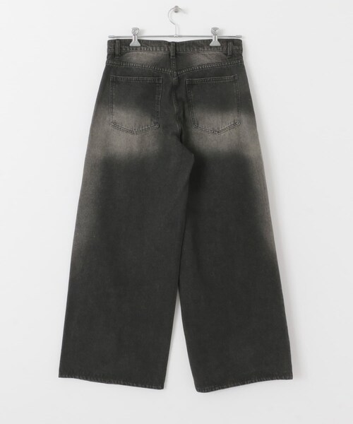 SENSE OF PLACE by URBAN RESEARCH（センスオブプレイスバイアーバンリサーチ）の「『ユニセックス』ヴィンテージライクデニムワイドパンツ（デニムパンツ・メンズ・D.INDIGO/BLACK・M/L）」の19枚目の写真