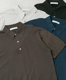 URBAN RESEARCH DOORS | LIFE STYLE TAILOR ハイゲージ半袖ニットポロシャツ(シャツ/ブラウス)