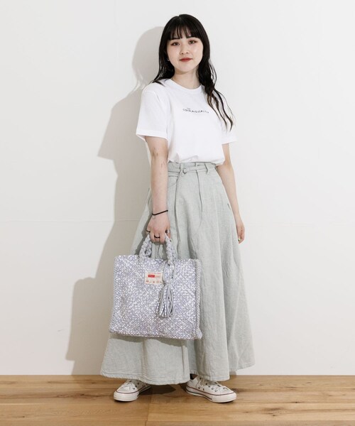 THE GOODLAND MARKET（ザグッドランドマーケット）の「PROJECT 1000　P1000-Hand Tote Bag（ハンドバッグ・レディース・02Lavender/01Black/03Orange・one）」の9枚目の写真