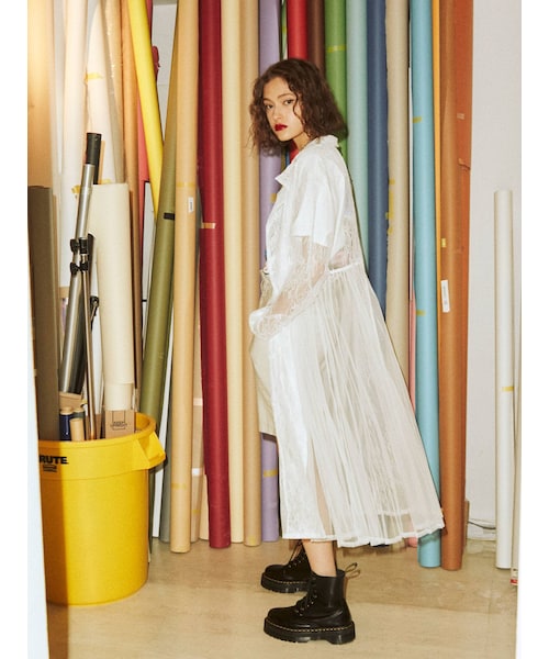 jouetie（ジュエティ）の「シースルートレンチコート（その他アウター