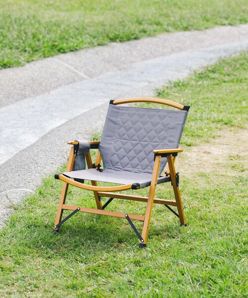 URBAN RESEARCH DOORS（アーバンリサーチドアーズ）の「『別注』WAQ×DOORS　FOLDING WOOD CHAIR EXCLUSIVE（家具・メンズ・グレー・0）」の4枚目の写真