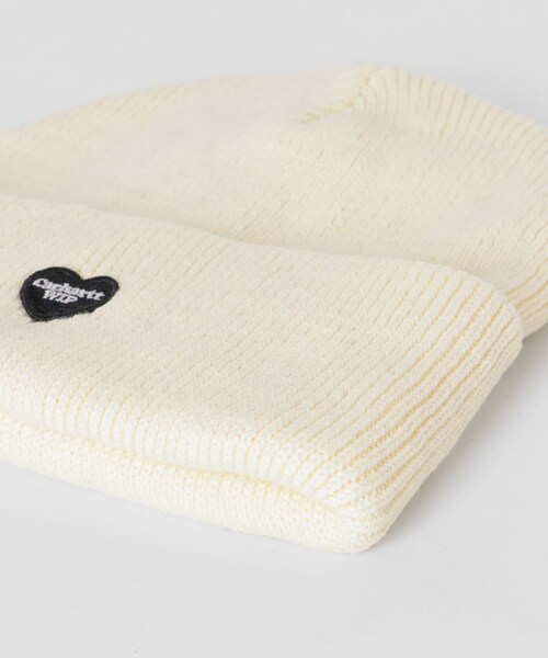 SENSE OF PLACE by URBAN RESEARCH(センスオブプレイスバイアーバンリサーチ)の「carhartt Small Heart Beanie(ニットキャップ/ビーニー・メンズ・Black/Natural・One)」の10枚目の写真