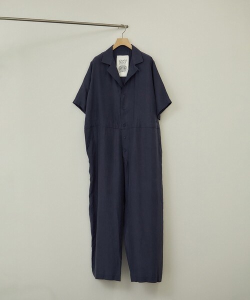 ADAM ET ROPE'（アダムエロペ）の「【WONDER FULL LIFE/ワンダーフルライフ】トラベラーズ2 オールインワン（つなぎ/オールインワン・レディース・ネイビー/ピンク・S）」の2枚目の写真