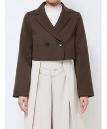 MERCURYDUO | クロップドダブルジャケット(テーラードジャケット)